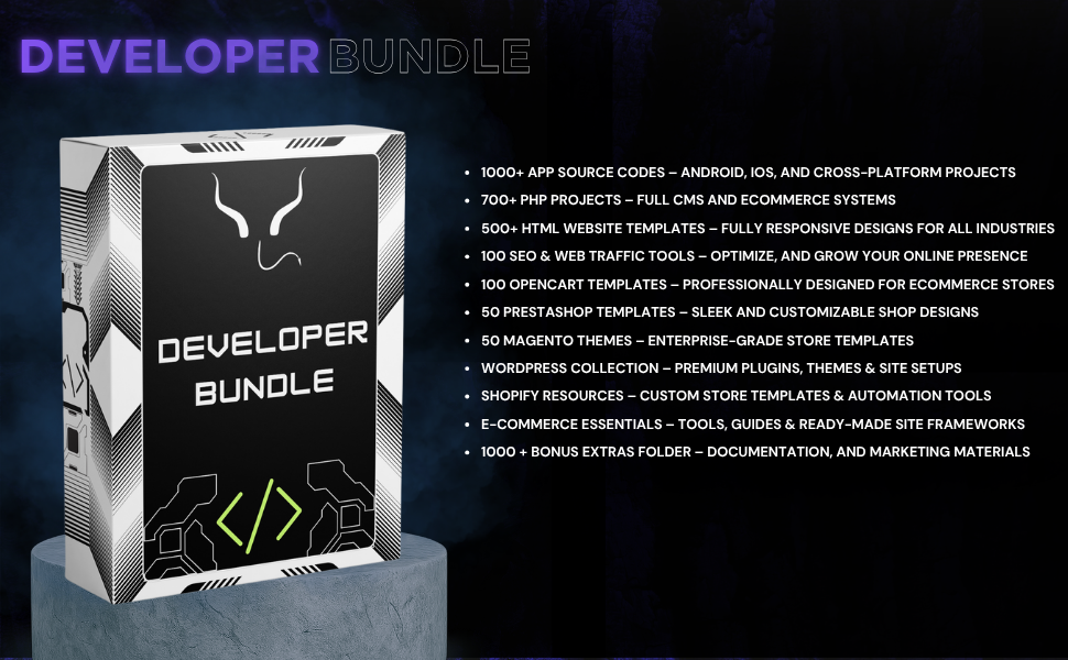 Developer Bundle – Source Codes, Templates & Tools PDF